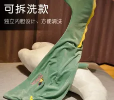 恐龙抱枕女生睡觉抱夹腿玩偶公仔床上男长条大毛绒玩具女孩布娃娃