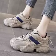 厚底老爹鞋女2022秋季新款百搭增高复古炸街ins潮运动爆款休闲鞋
